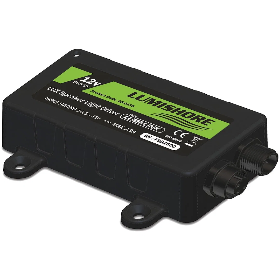 010-04448-00 – LUMISHORE US Light Control Module, For Use With CRGBW And RGB LED Marine Speakers 16 Audio Speaker Per...